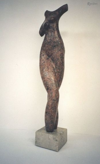 Sculpture titled "Danseuse" by Robert Rachel, Original Artwork, Stone