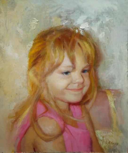 Painting titled "Joy" by Robin Frey, Original Artwork, Oil