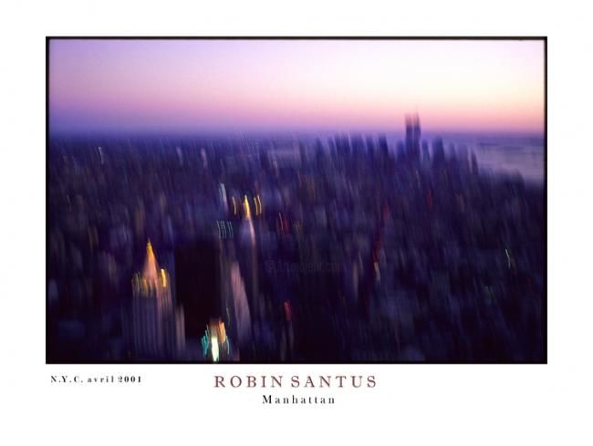 Fotografia intitolato "NEW-YORK_Manhattan…" da Robin Santus, Opera d'arte originale