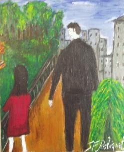 Peinture intitulée "JOUR DE GARDE" par Jean-François Robiquet, Œuvre d'art originale,