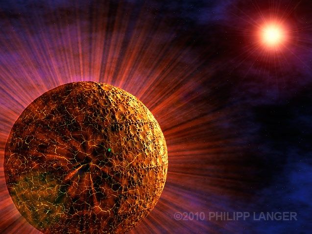 Digitale Künste mit dem Titel "Junger Planetoid /…" von Philipp Langer, Original-Kunstwerk, 3D Modellierung