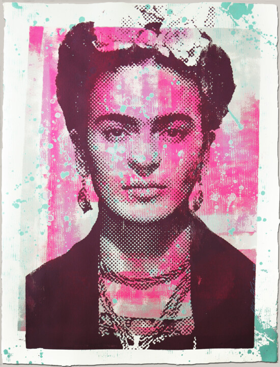 绘画 标题为“Frida Kahlo” 由Roco.Studio, 原创艺术品, 丙烯