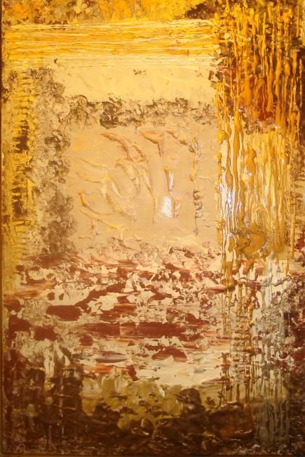Painting titled "Rugged" by Rocsana Oana, Original Art,