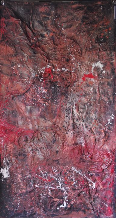 Peinture intitulée "Terre" par Rod Jeunesse, Œuvre d'art originale, Acrylique