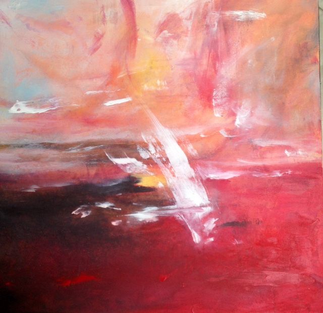 Peinture intitulée "l'oiseau Blanc" par Patrice Rodez, Œuvre d'art originale, Acrylique