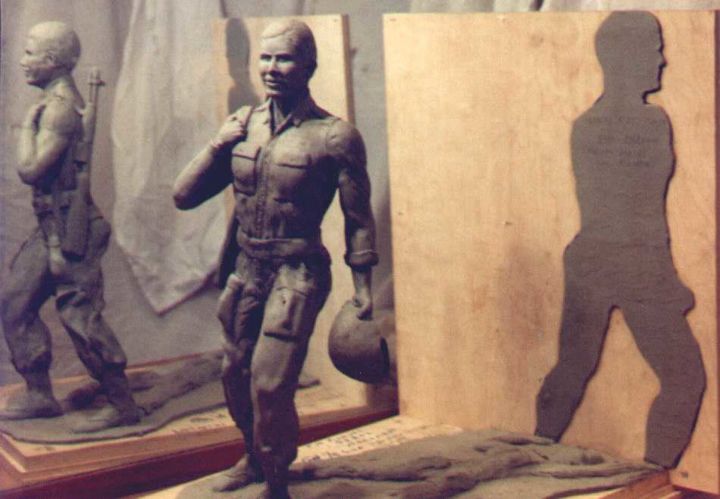 Sculpture titled "Proposed WAR MEMORI…" by Rod Patterson, Original Art,