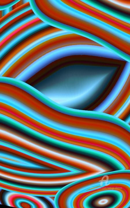 "Waves" başlıklı Dijital Sanat Rüdiger Lehmann tarafından, Orijinal sanat, Dijital Resim