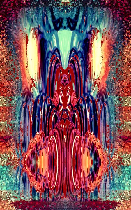 Digital Arts titled "Cycle" by Rüdiger Lehmann, Original Artwork, Digital Painting