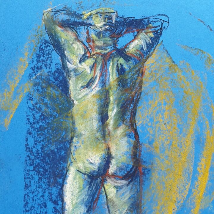 Dessin intitulée "Rodvin by Natalie D…" par Rodvin Davis (Art Model), Œuvre d'art originale, Pastel