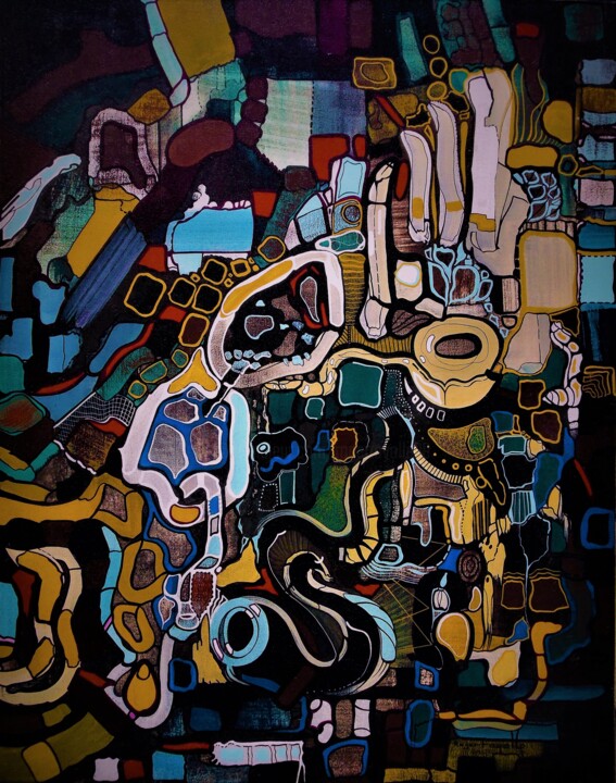 Painting titled "no-a160v-fig-30.jpg" by Roger Fayolle, Original Artwork