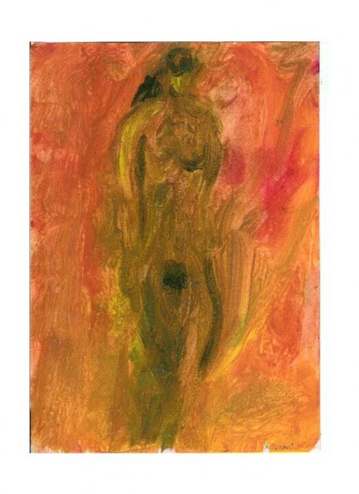 Painting titled "gouache" by Roger Ychai, Original Artwork