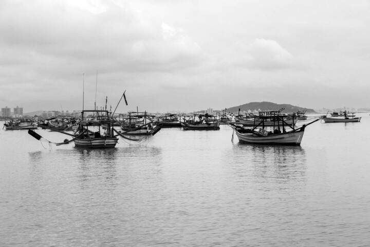 Φωτογραφία με τίτλο "Barcos" από Rogerio Silva Pereira Rogerio Pereira, Αυθεντικά έργα τέχνης, Μη χειραγωγημένη φωτογραφία