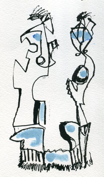 Tekening getiteld "Griebels" door Rogerus, Origineel Kunstwerk, Marker