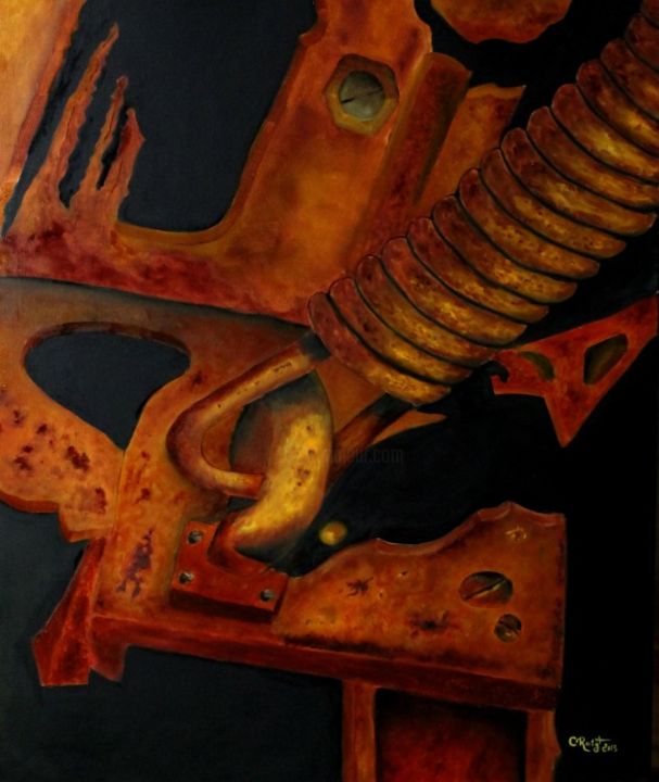 Painting titled "rust" by Christian Charles Roigt, Original Artwork