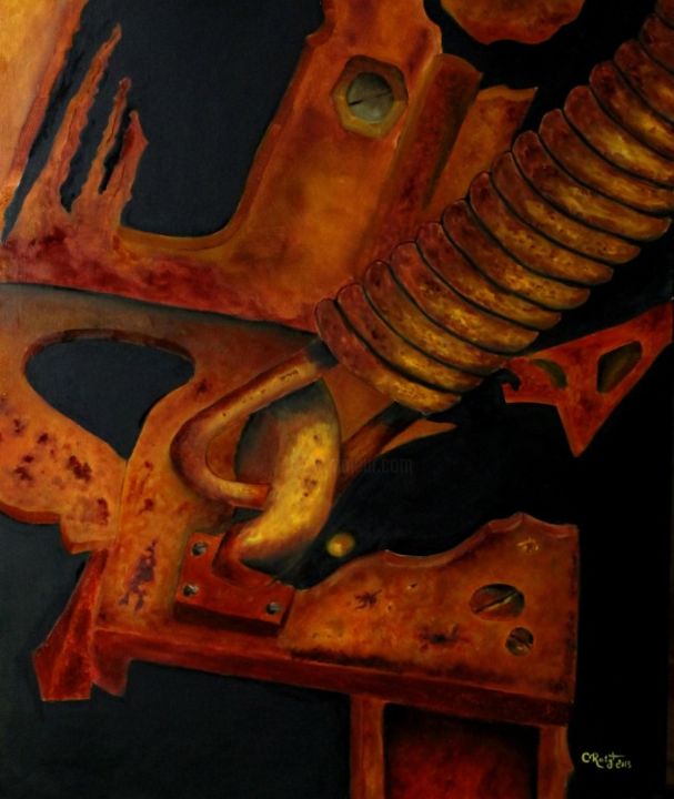 Peinture intitulée "rust" par Christian Charles Roigt, Œuvre d'art originale