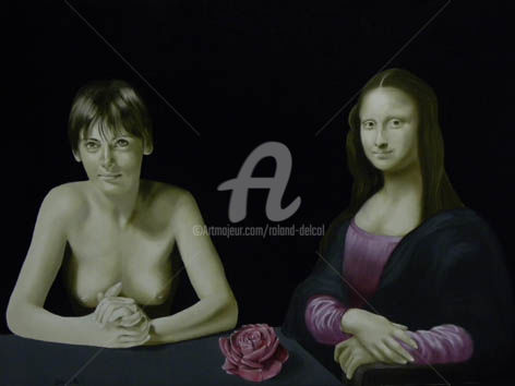 Pittura intitolato "Sans Paroles" da Roland Delcol, Opera d'arte originale, Olio