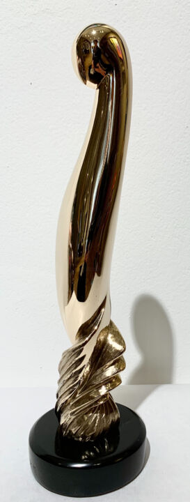 Sculpture titled "COLOMBE" by Roland Masson, Original Artwork, Bronze