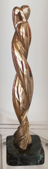 Sculpture intitulée "Fusion" par Roland Masson, Œuvre d'art originale, Bronze