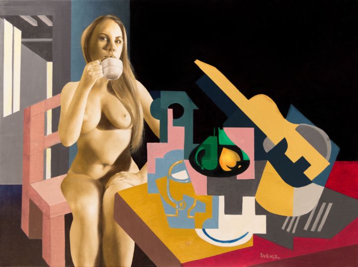 Картина под названием ""Sans Paroles" 2" - Roland Delcol, Подлинное произведение искусства, Масло