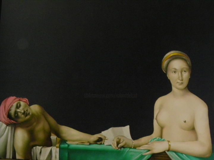 Peinture intitulée ""Sans Paroles"" par Roland Delcol, Œuvre d'art originale, Huile