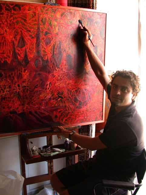 Digital Arts titled "Red and Rolando's A…" by Attanasio Rolando, Original Artwork