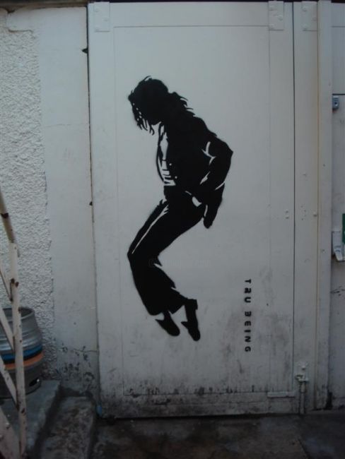 Painting titled "Michael Jackson" by Rolo Tomassi, Original Artwork