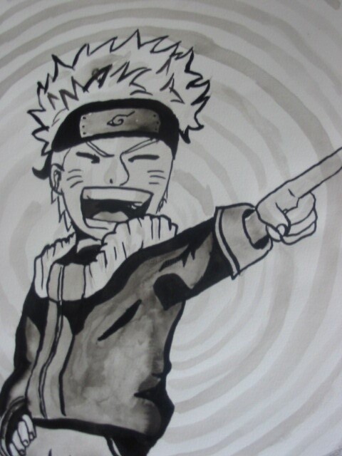 Naruto, Desenho por Romain Cognard