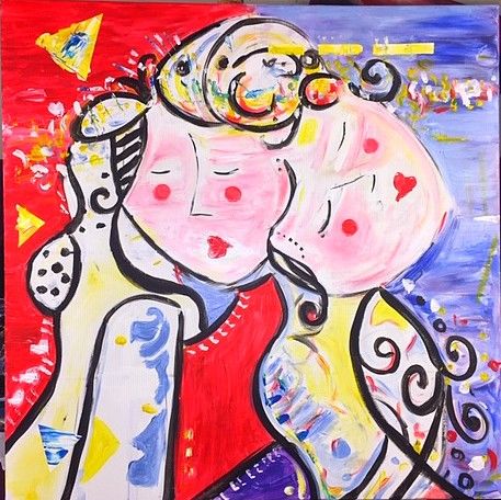 Peinture intitulée "music2.jpg" par Romain Mary, Œuvre d'art originale,