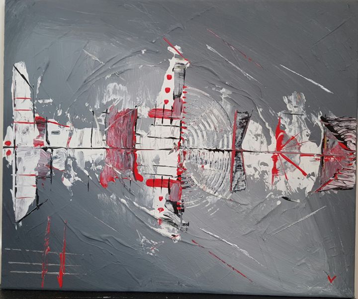 Peinture intitulée "Apocalypse" par Mr V, Œuvre d'art originale, Acrylique