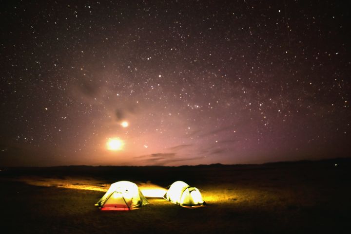 Photography titled "Desert de mongolie" by Roman Onillon, Original Artwork