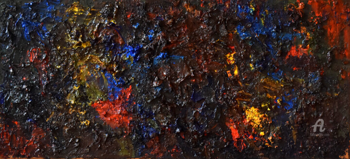 Pittura intitolato "From the palette" da Roman Rembovsky, Opera d'arte originale, Olio