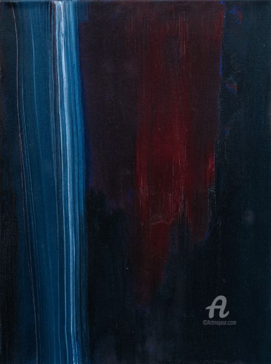 Pittura intitolato "Заря в горах (красн…" da Roman Vydrin, Opera d'arte originale, Olio Montato su Telaio per barella in leg…