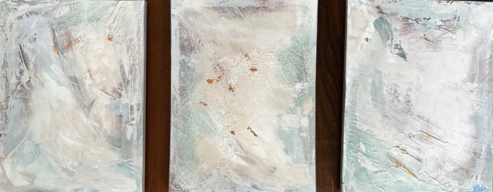 Peinture intitulée "Amazonite" par Roman Winter, Œuvre d'art originale, Acrylique Monté sur Châssis en bois