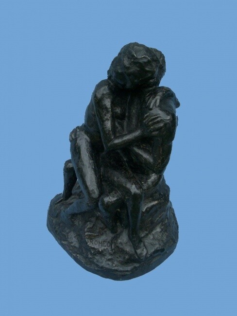 Sculpture titled "CASAL APAIXONADO" by Romeo Zanchett, Original Artwork