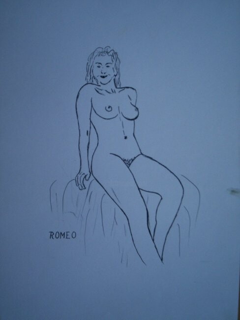 Desenho intitulada "Desenhos_089.jpg" por Romeo Zanchett, Obras de arte originais