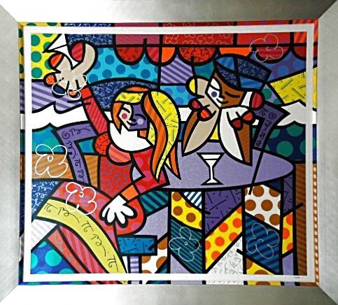Sculpture titled "Doing Lunch" by Romero Britto, Original Artwork