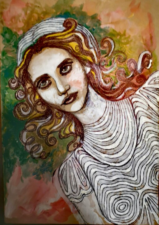 Pintura titulada "LA VIE EN ROSE" por Romina Rosati, Obra de arte original, Acrílico