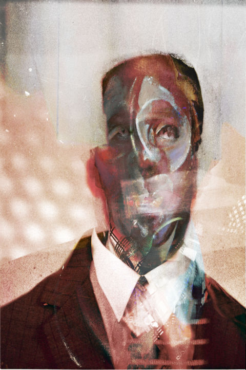 Цифровое искусство под названием "clown" - Romuald Martin, Подлинное произведение искусства, Цифровая живопись