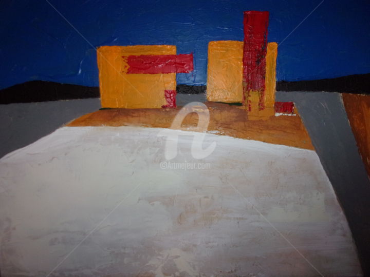 Painting titled "il etait une fois" by Romu, Original Artwork, Acrylic
