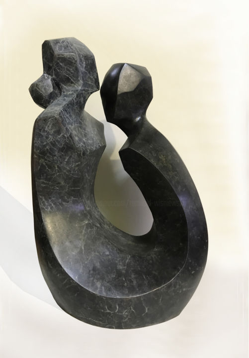 Sculpture titled "Desire" by Romuald Wisniewski, Original Artwork, Bronze