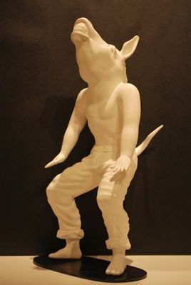 Sculptuur getiteld "Zoomanities" door Ronald Ventura, Origineel Kunstwerk