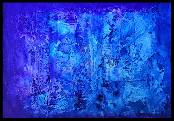 Pintura intitulada "Abstract36" por Weigand, Obras de arte originais, Acrílico