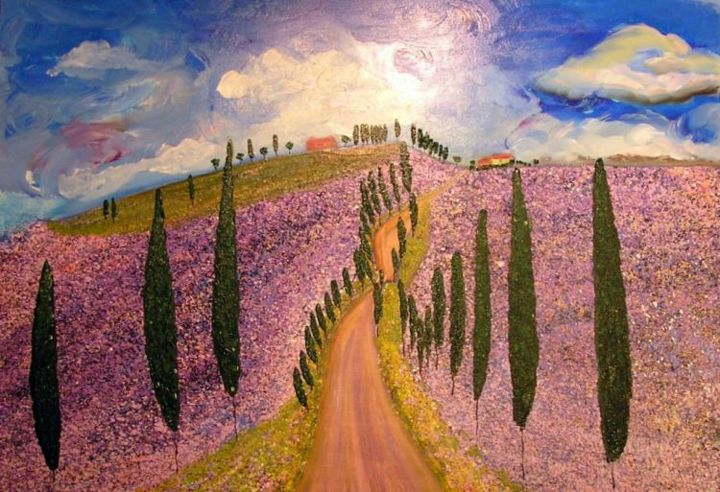 Painting titled "Somewhere in Tuscan…" by Ron Demore, Original Artwork