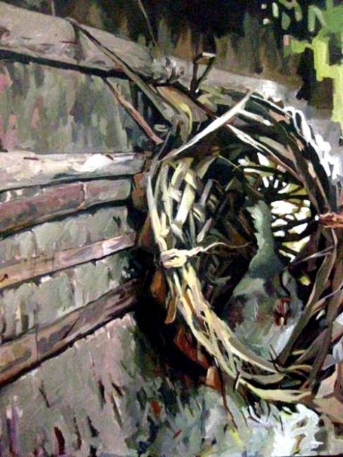 Painting titled "PUGARAN (NEST)" by Ronyel Compra, Original Artwork