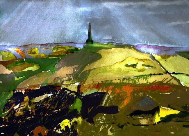 Painting titled "STOODLEY PIKE" by Ian H. Parry, Original Artwork