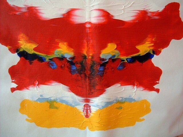 Pittura intitolato "mariposa plasmada" da Rosa Cruz, Opera d'arte originale