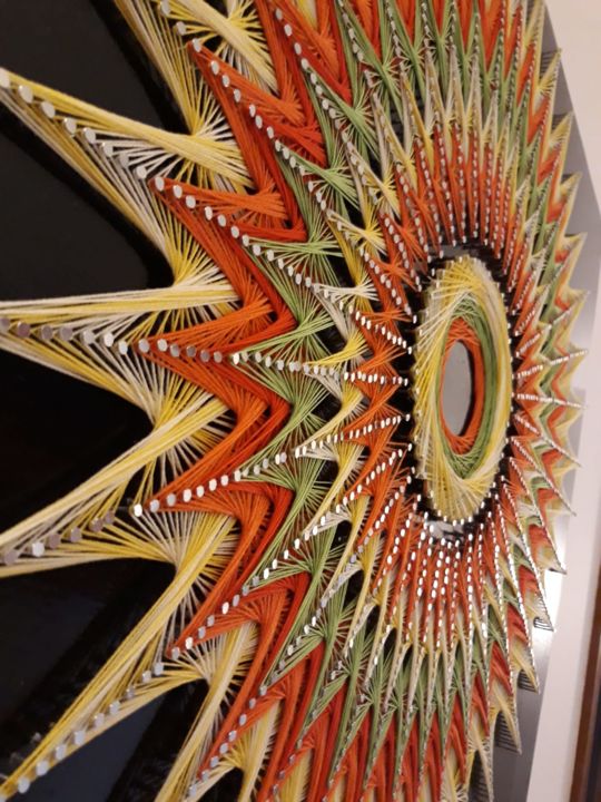 Ремесла под названием "Mandala del Sole" - R&G Intrecci Artistici, Подлинное произведение искусства