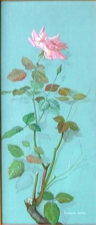 Peinture intitulée "Rosa rosa- tecnica…" par Altini, Œuvre d'art originale