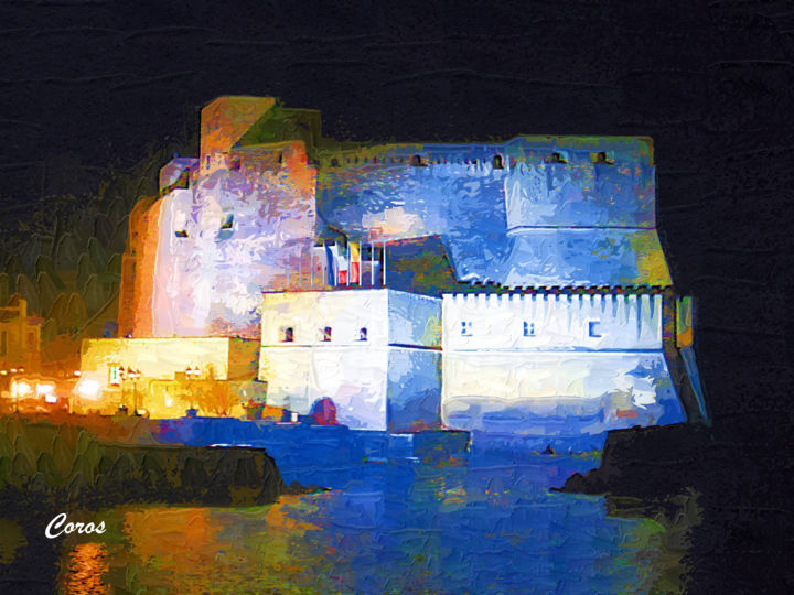 Digital Arts titled "castello" by Coros, Original Artwork, Digital Painting