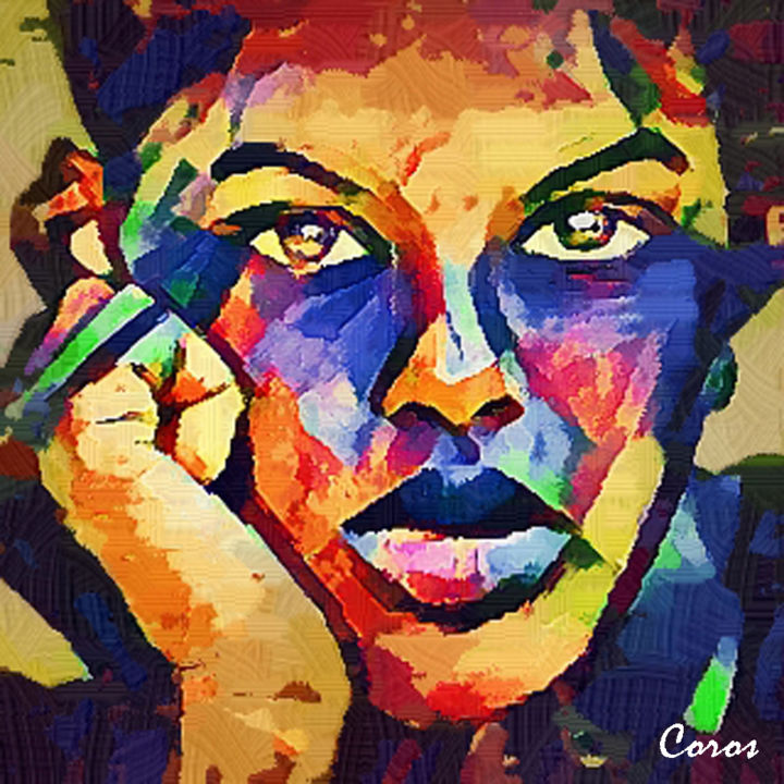 Digital Arts titled "volto.jpg" by Coros, Original Art, 2D Digital Work